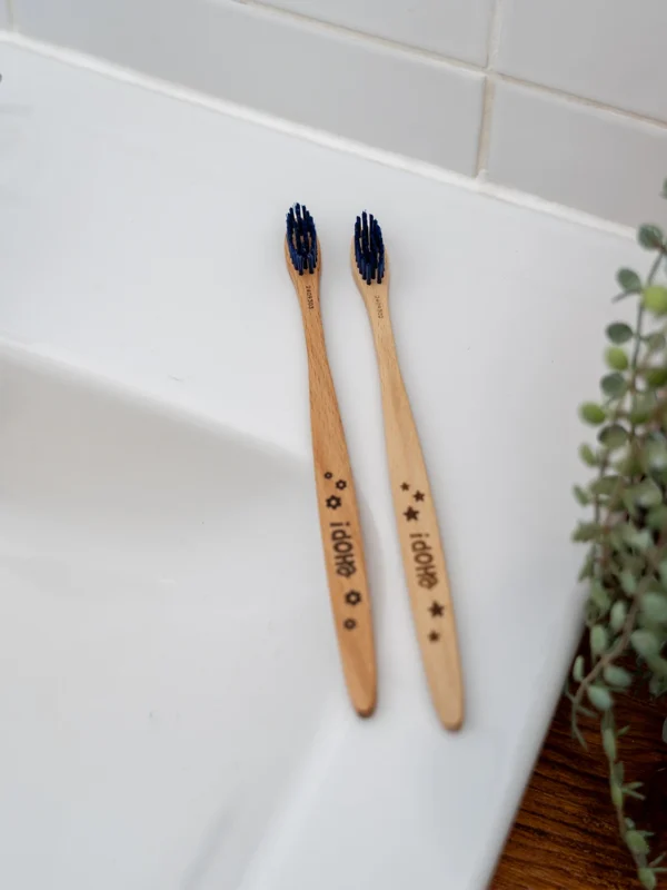 Brosses à dents en bois - Medium - ehop ! brosses à dents en bois medium