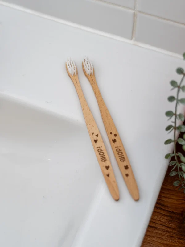 Brosses à dents en bois - Souple - ehop ! brosses à dents en bois souples