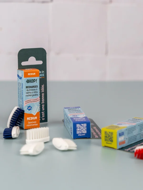 Têtes rechargeables pour brosse à dents - ehop ! têtes rechargeables brosse à dents