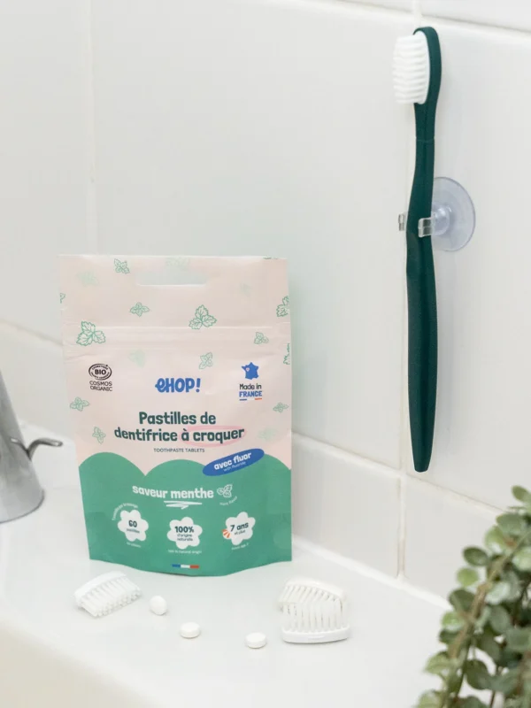 Dentifrice à croquer à la menthe certifié bio dentifrice a croquer bio